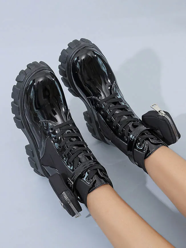 Tam Pouch Chunky Boots