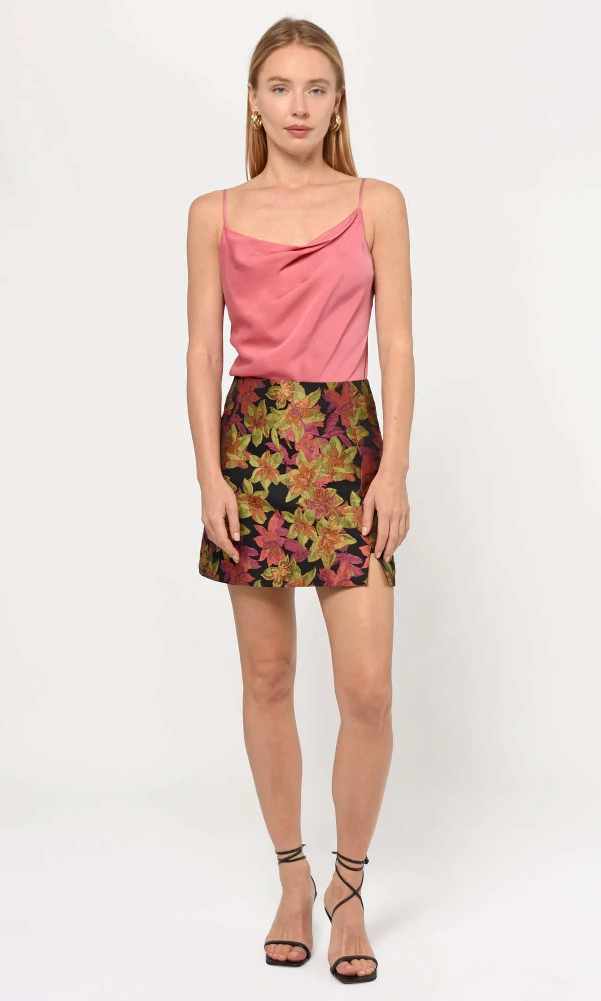 Tania Jacquard Mini Skirt
