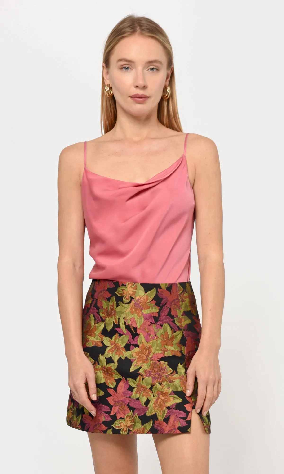 Tania Jacquard Mini Skirt