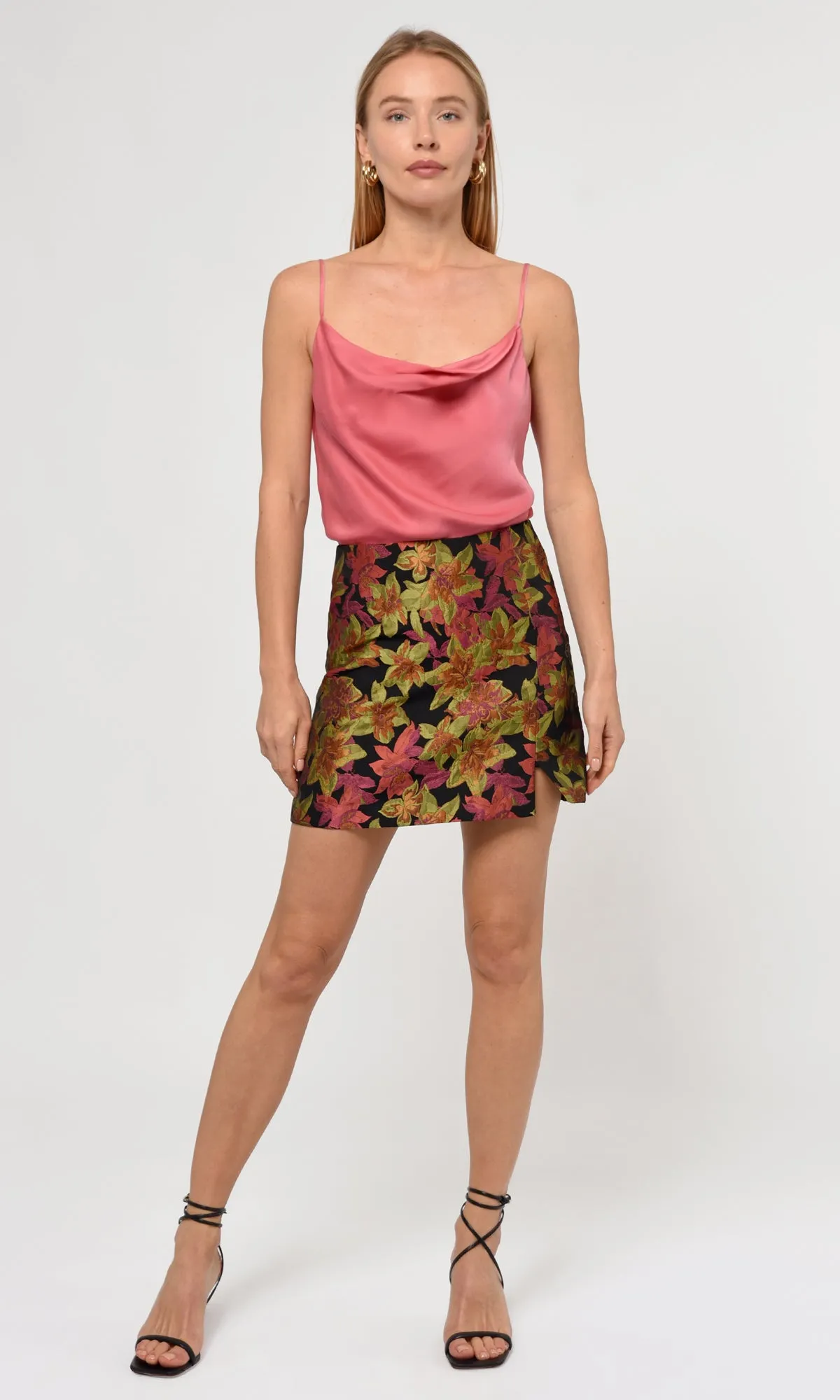 Tania Jacquard Mini Skirt