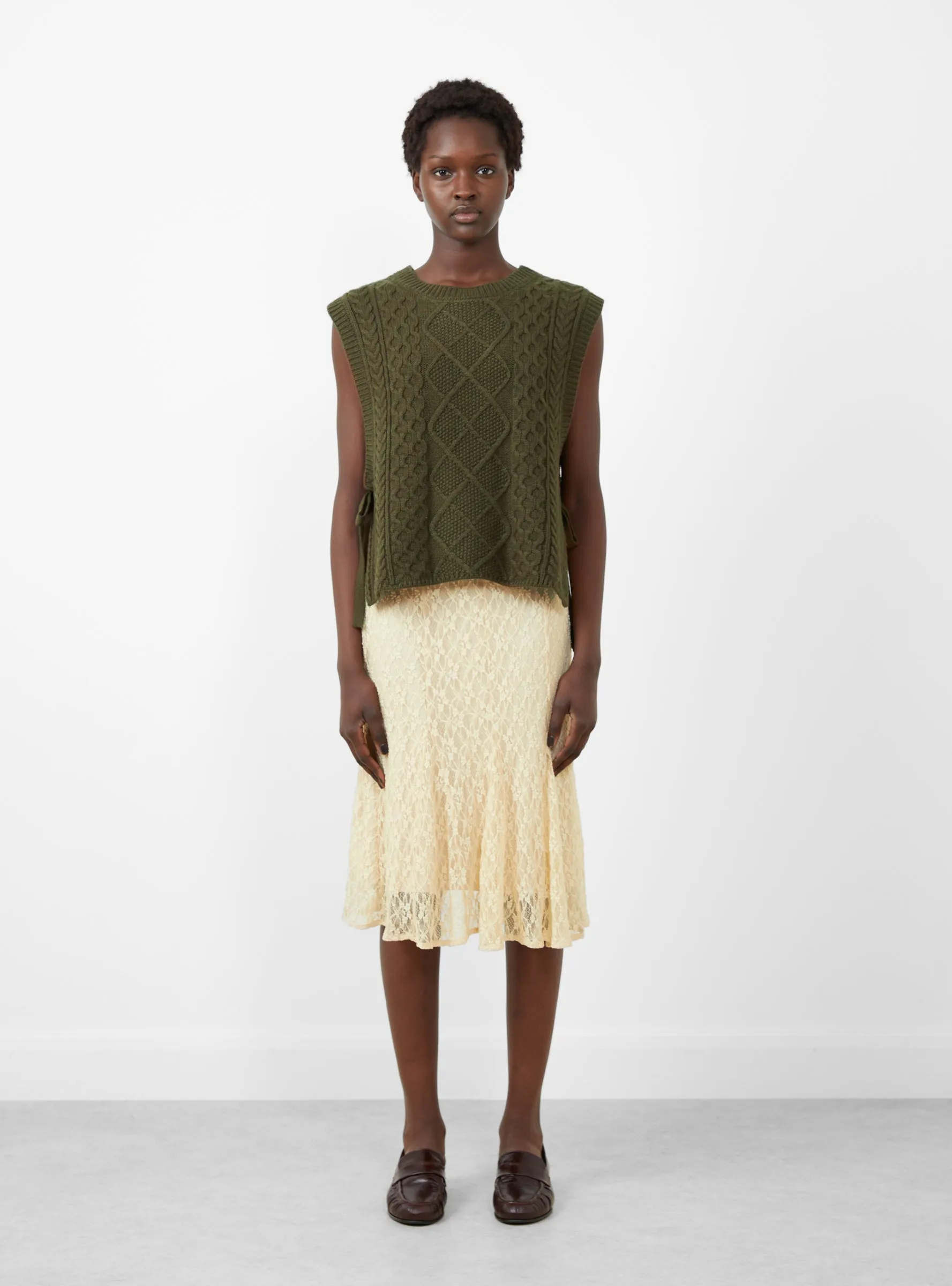 Taylor Skirt Lace Cream