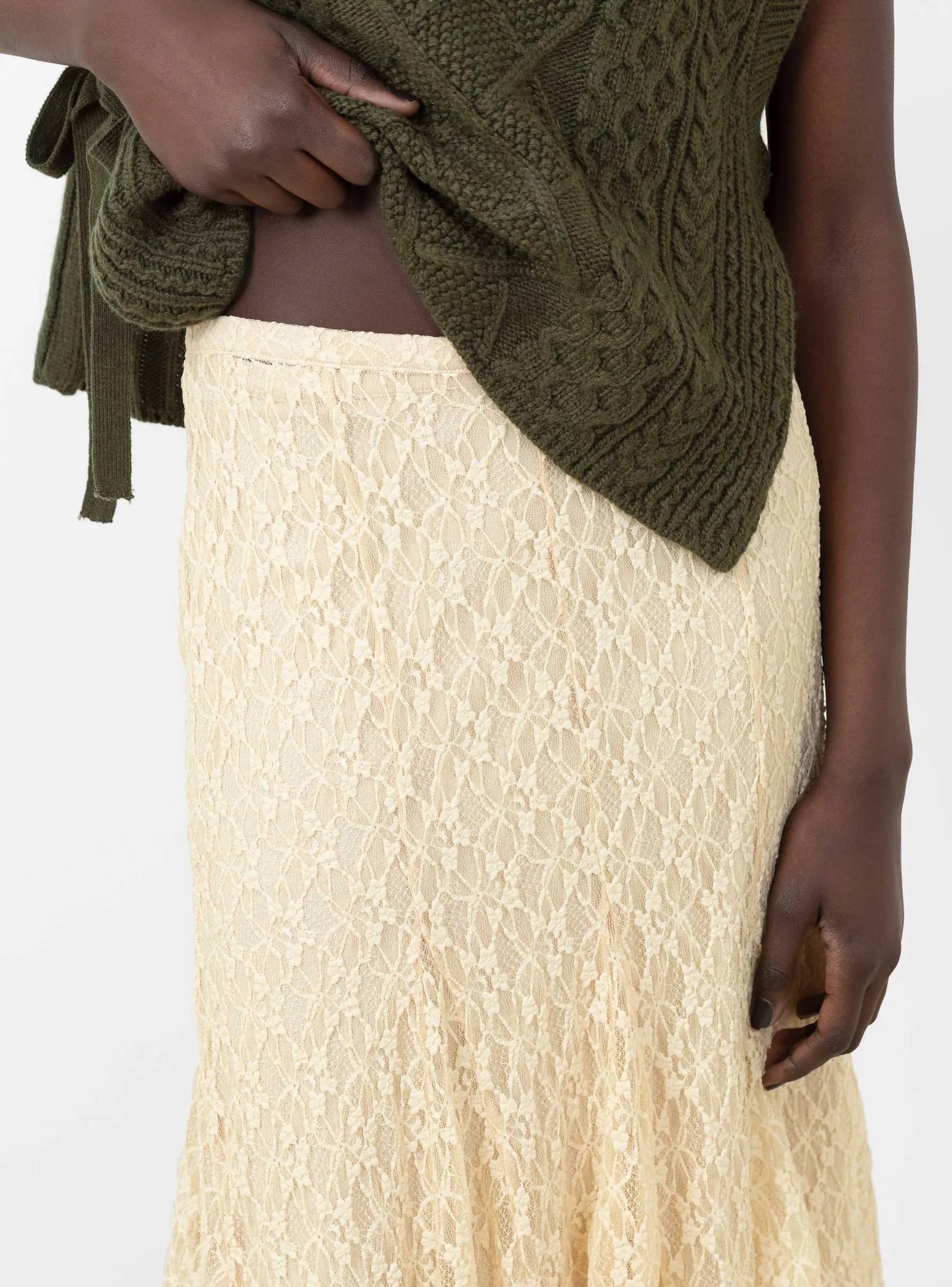 Taylor Skirt Lace Cream