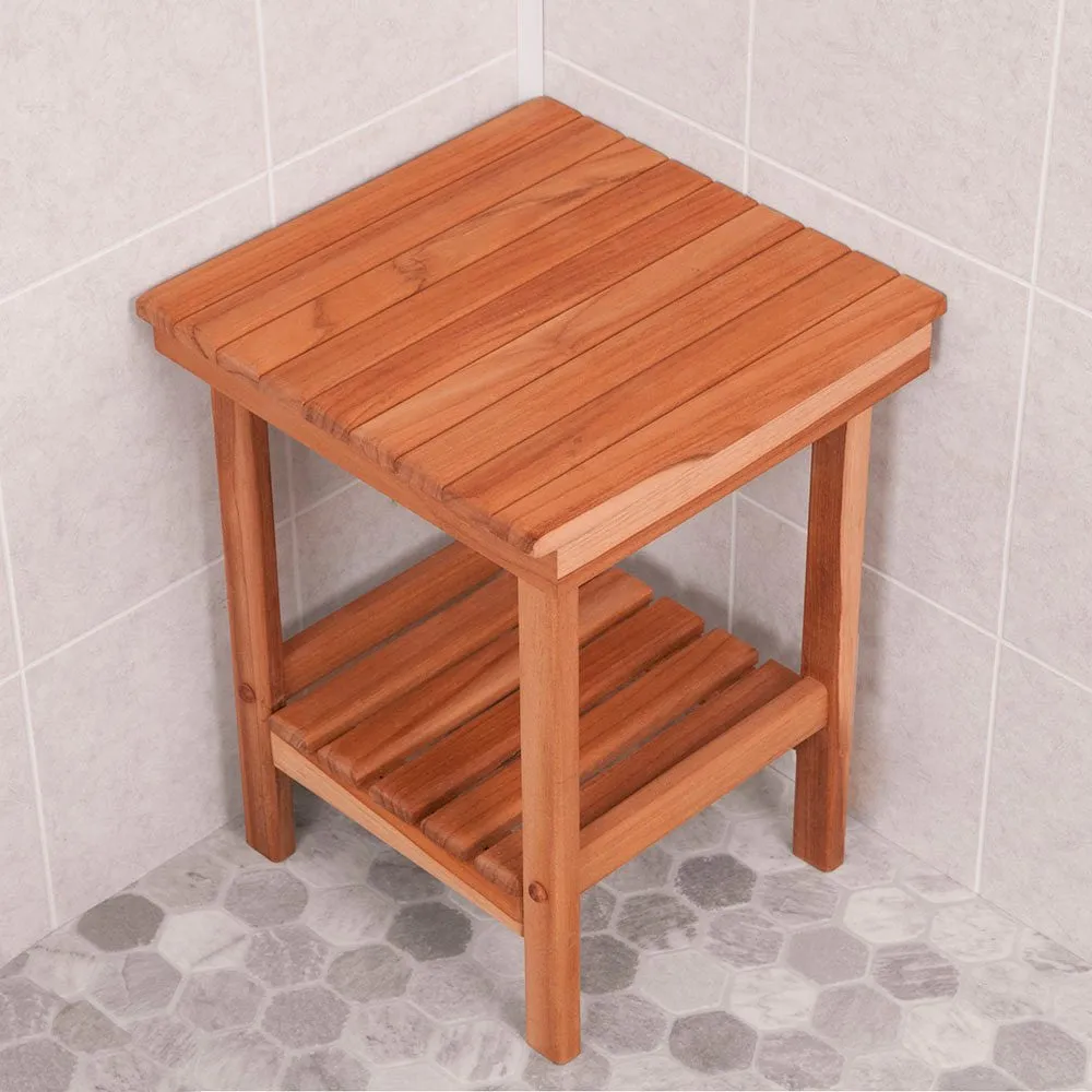 Teak Shower & Spa Mini-Bench
