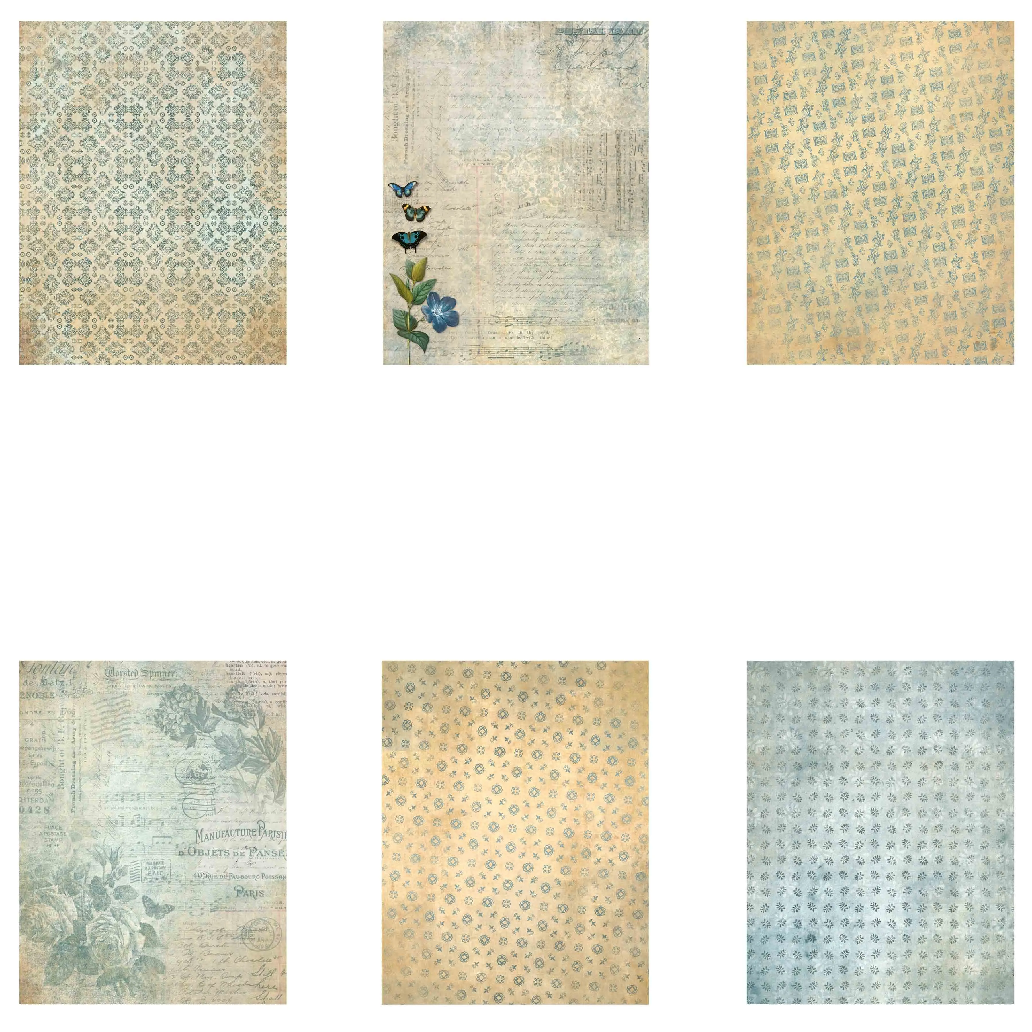 Teal Memories Paper Pack - 7603