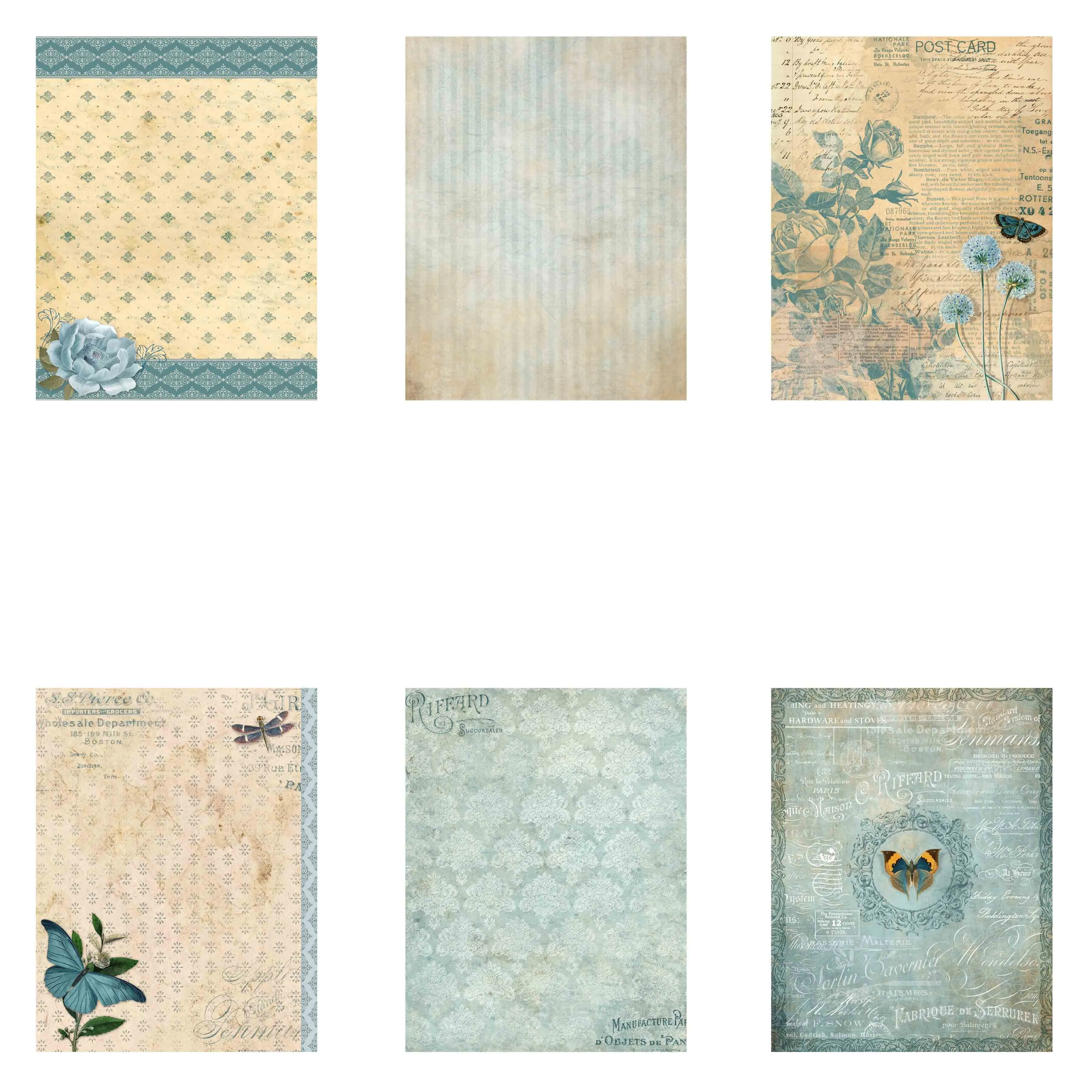 Teal Memories Paper Pack - 7603