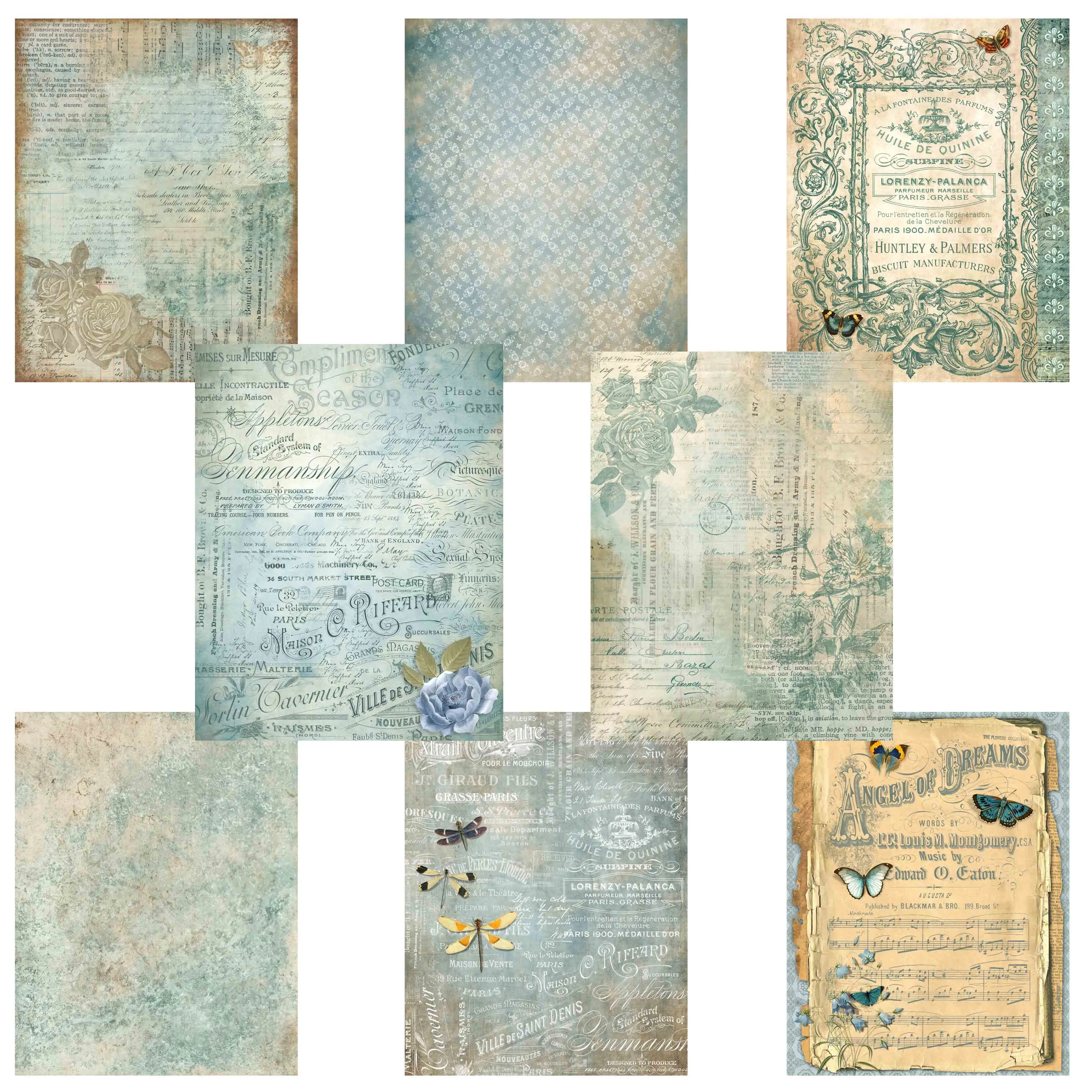 Teal Memories Paper Pack - 7603