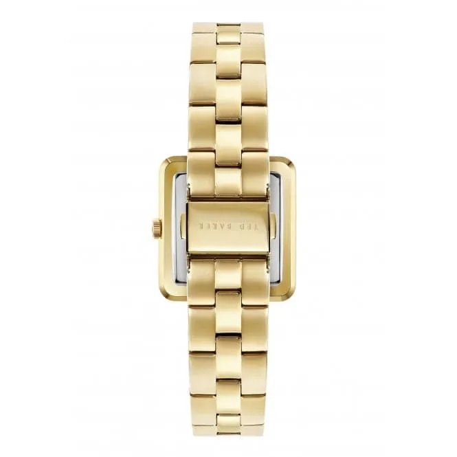 Ted Baker Ladies Mayse Stainless Steel Gold-Tone Watch BKPMSS304