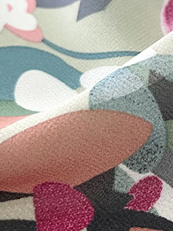 TEEK - Colorful Flutter Sleeveless Dress