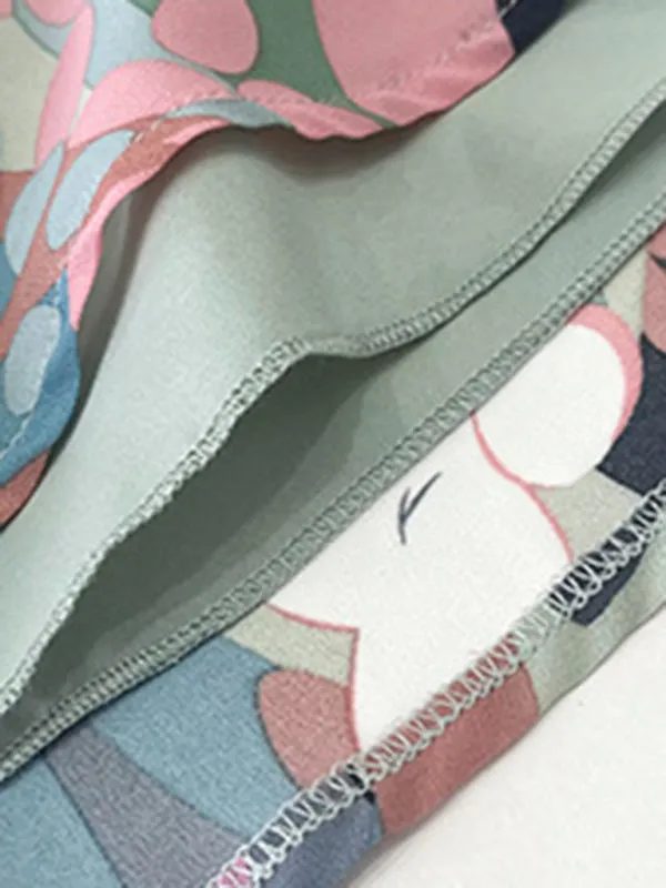 TEEK - Colorful Flutter Sleeveless Dress