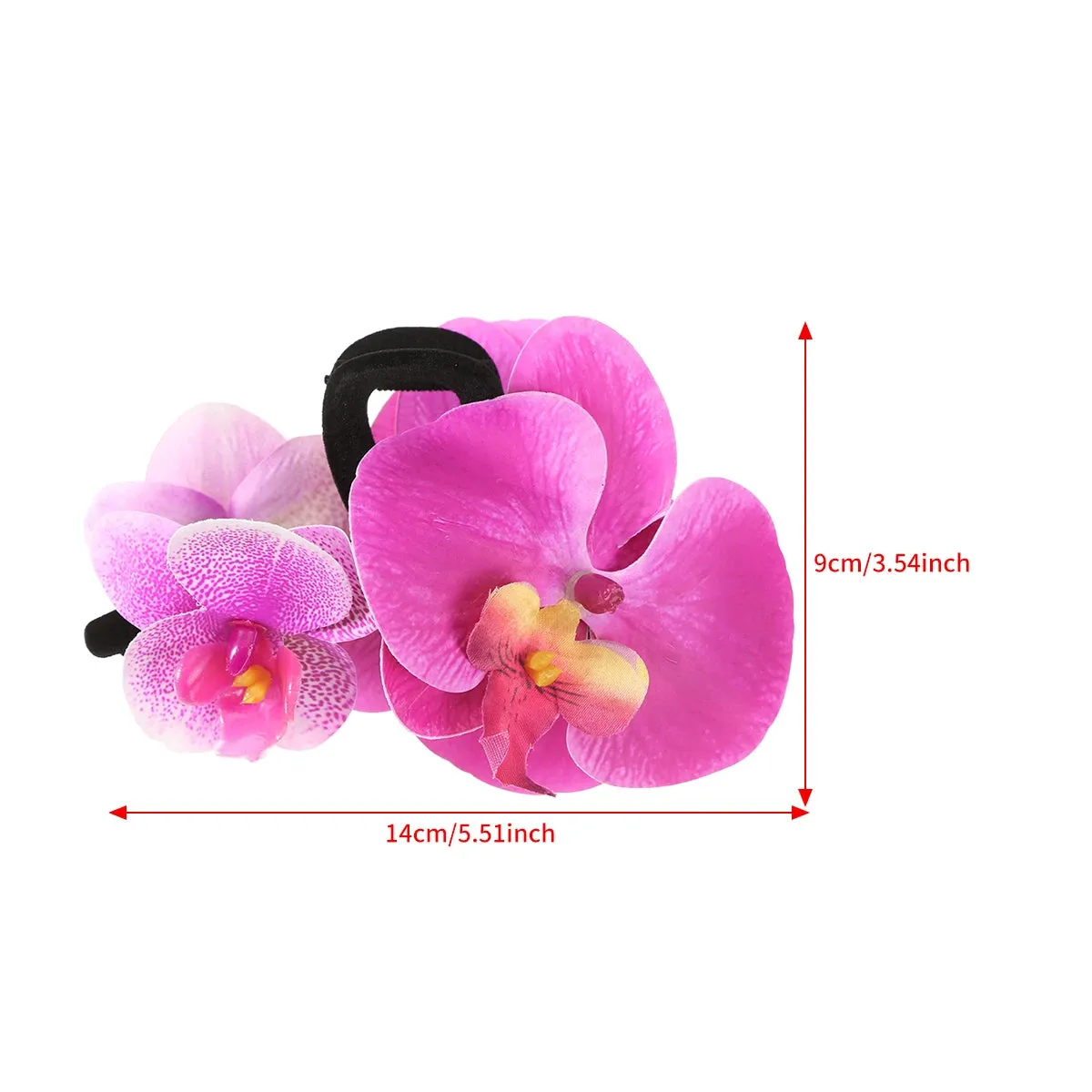TEEK - Simulated Flowers Hair Clip