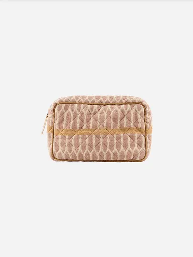 Terracotta   Sand Makeup Bag