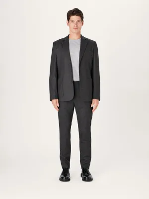 The 24 Blazer Wool || Charcoal | Merino Wool Flannel