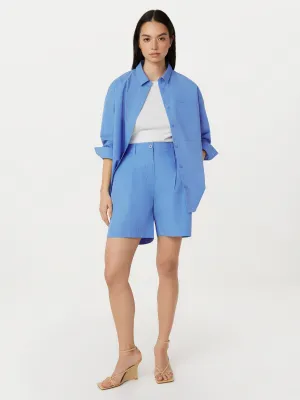 The Amelia Poplin Balloon Short in Horizon