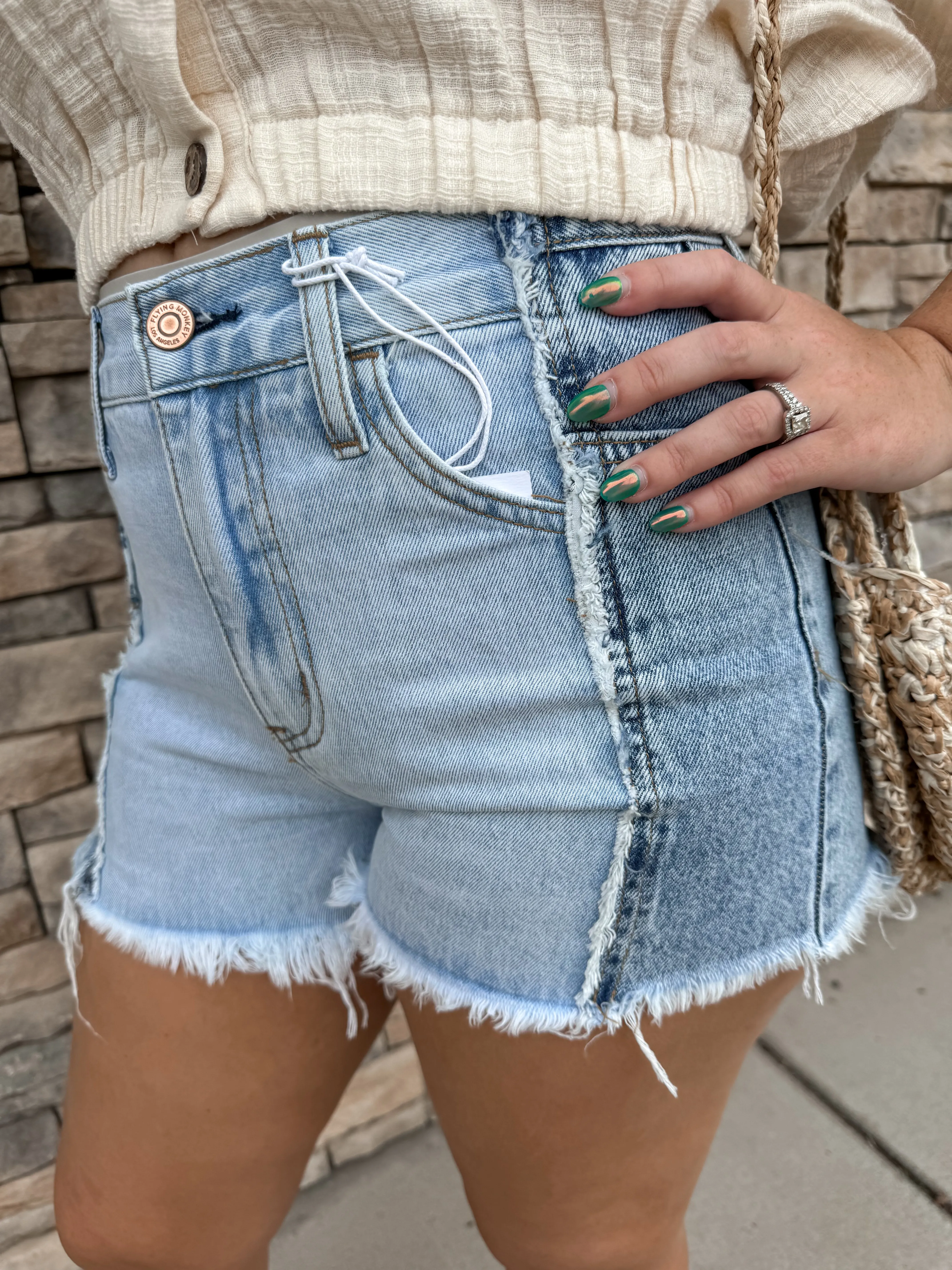 The Aubree High Rise Shorts