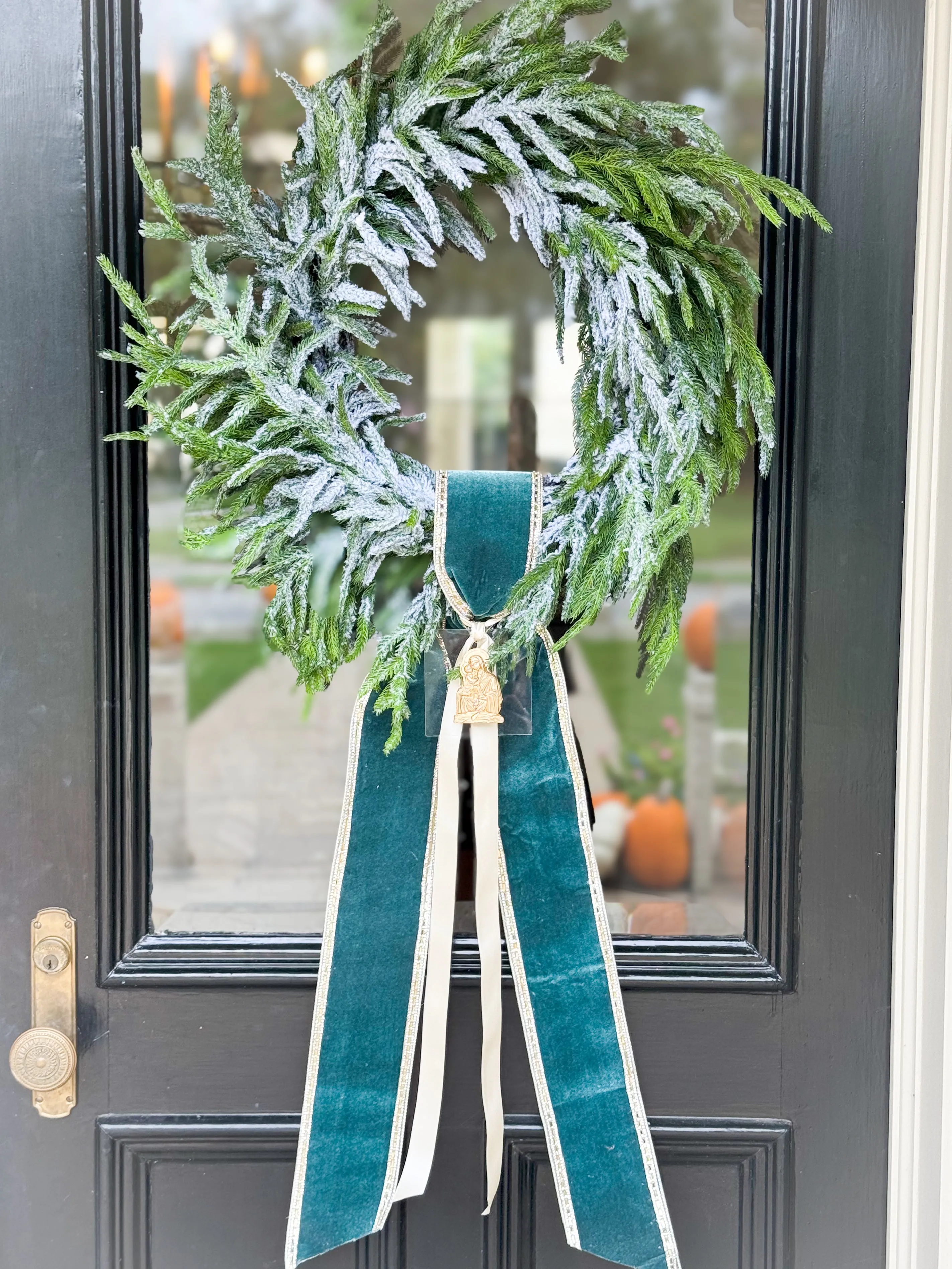 The Emmanuel Wreath With Sash
