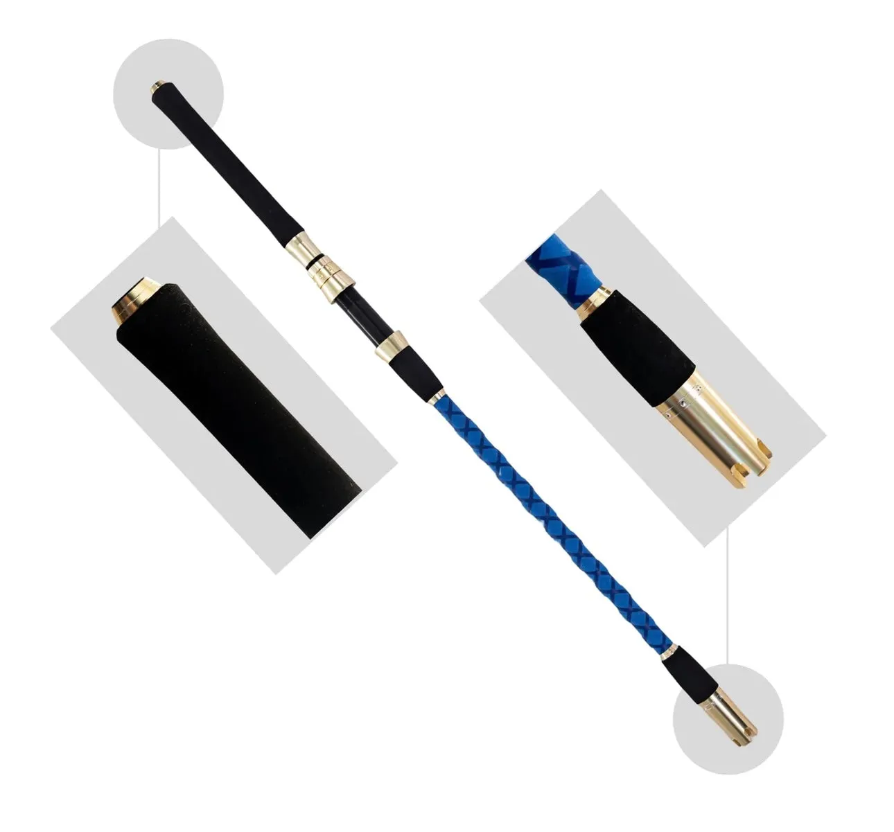 The Enthusiast Series 65-120 lb 7’4 Tuna Spinning rod
