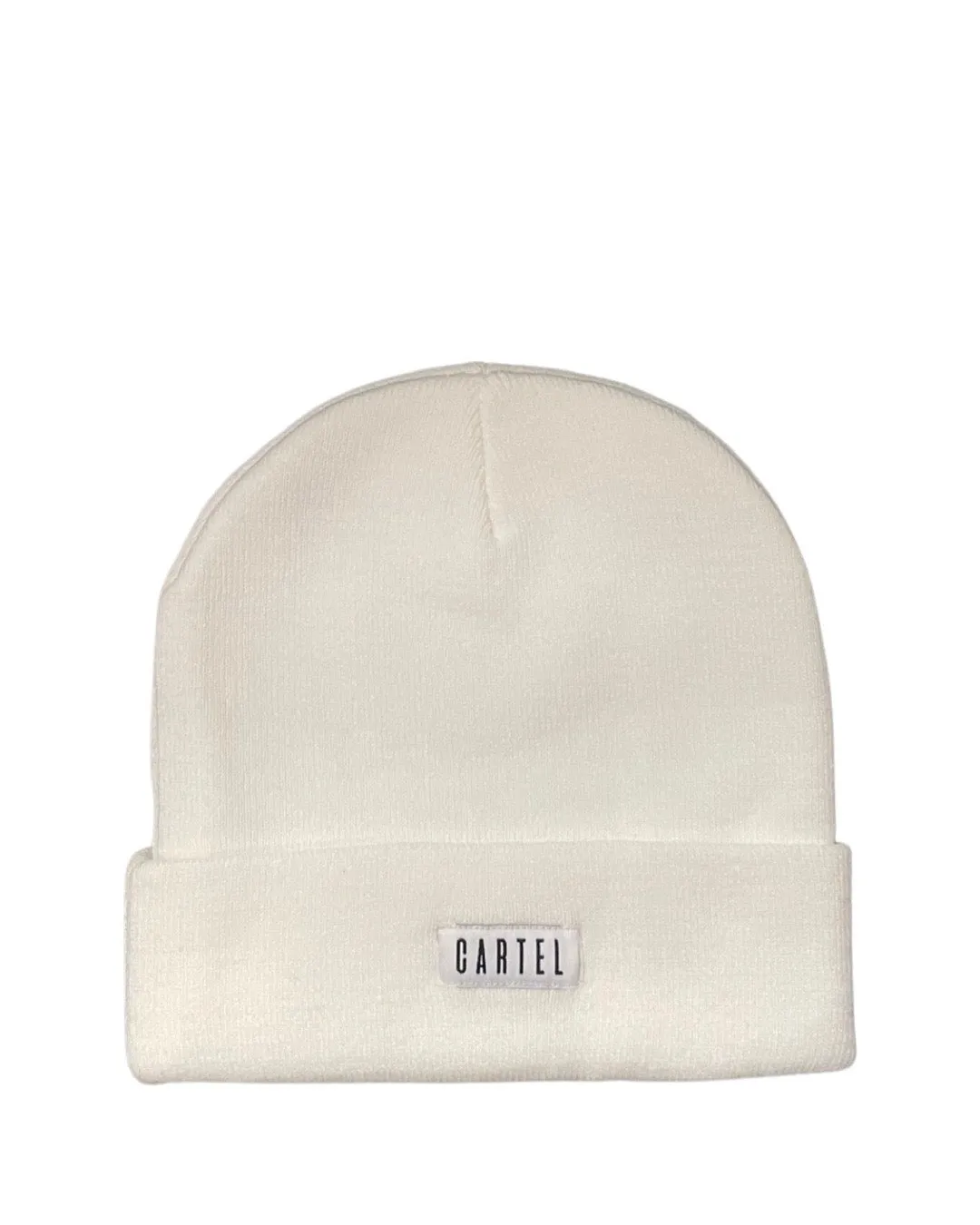 The Essentials Beanie - White/Black