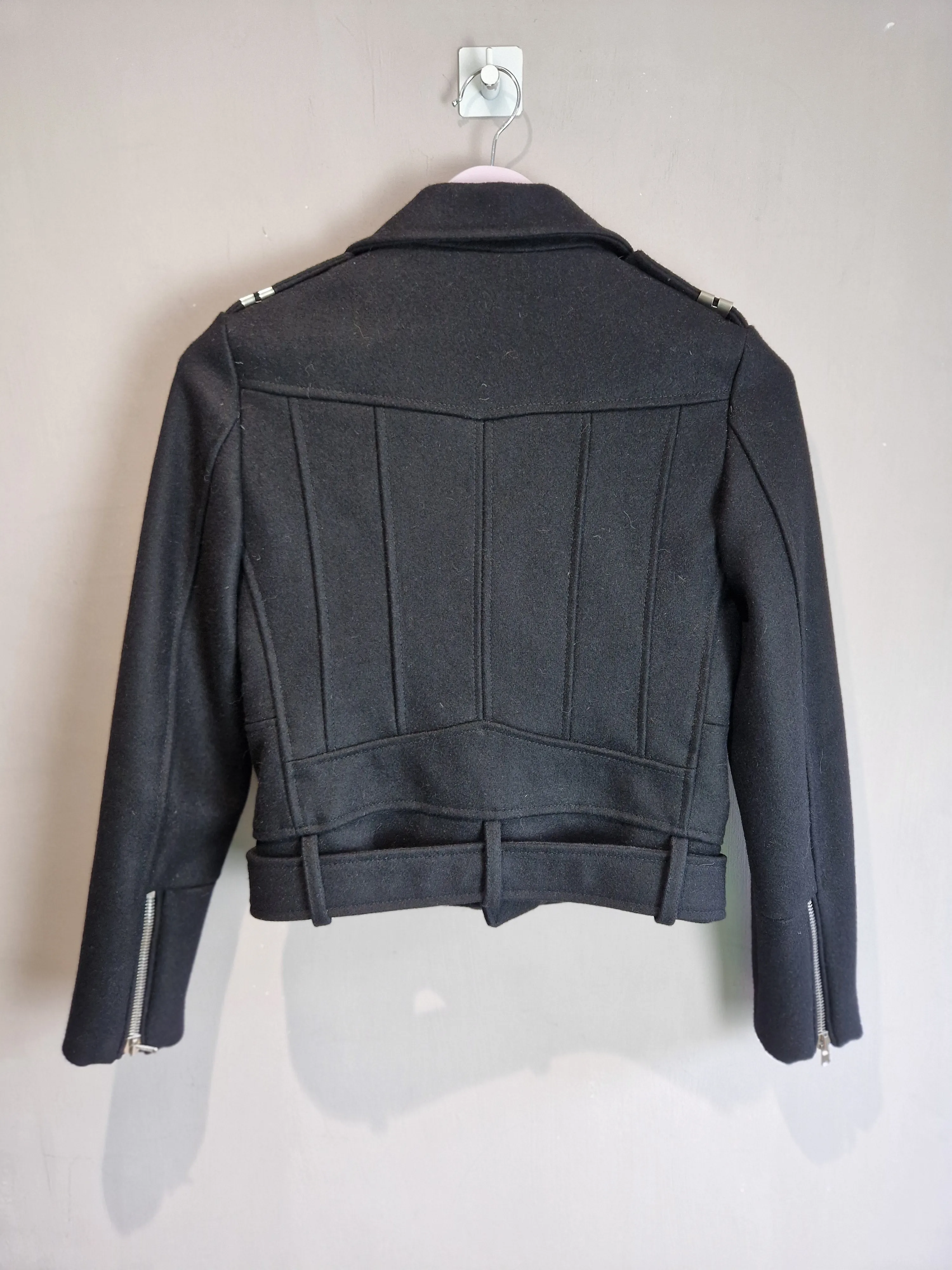 The Kooples wool biker jacket - XS