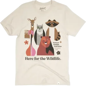 The Landmark Project Here for the Wildlife Unisex Tee