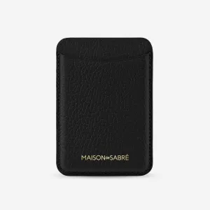 The MagSafe Wallet - Black Caviar