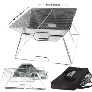 THE PITMASTER: Quick Grill Jumbo Folding Flatpack BBQ