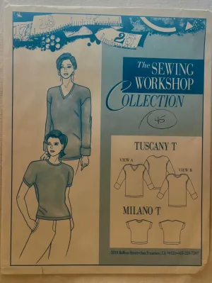 The Sewing Workshop Tuscany T and Milano T CUT Blouse Size S