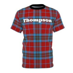 The Thompson Modern Red Tartan Tee