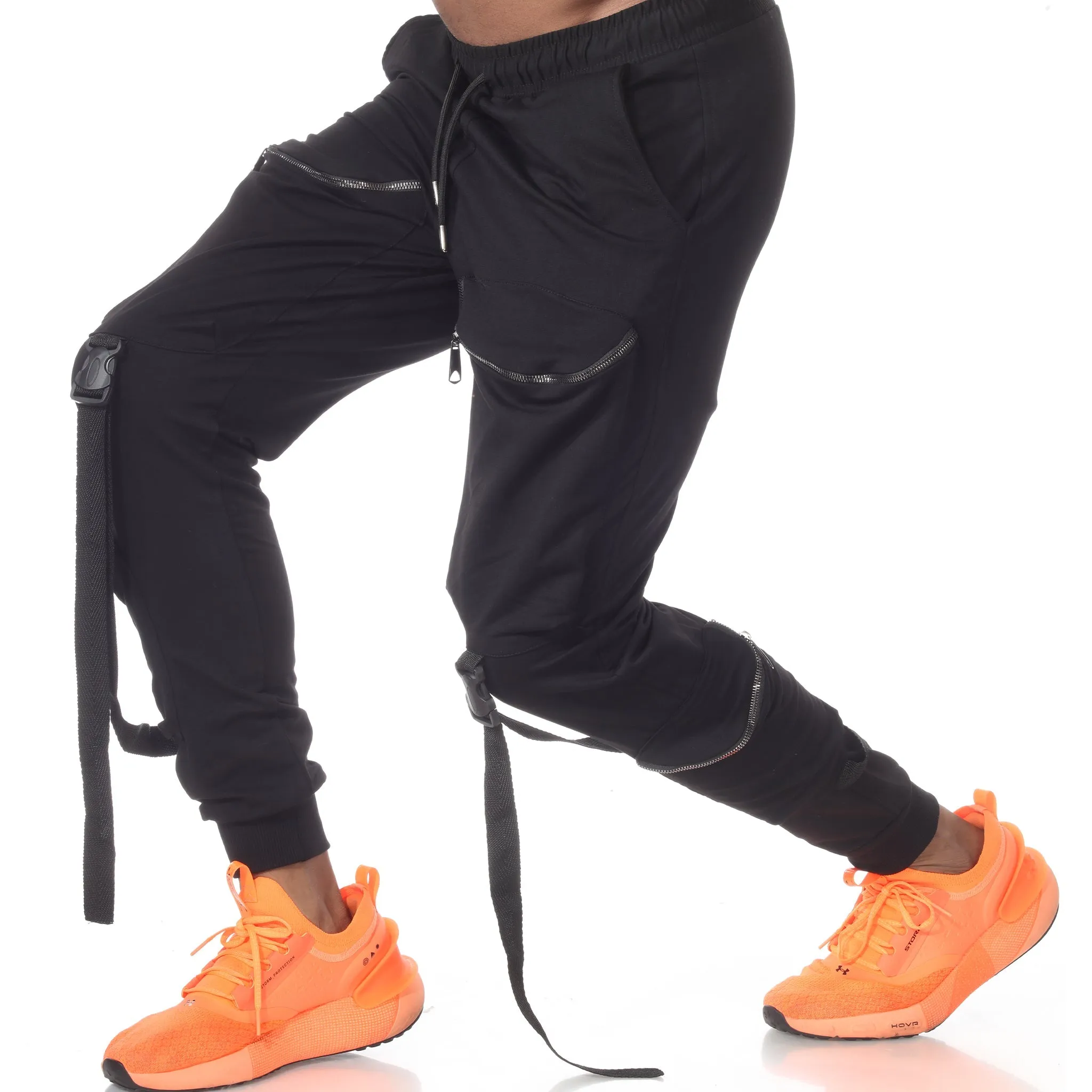 Theo Fashion Jogger With clips and zipper