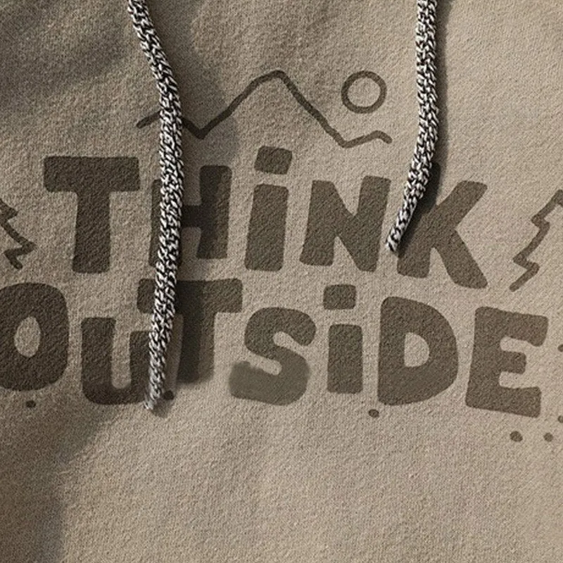 'Think Outside' Casual Hoodie