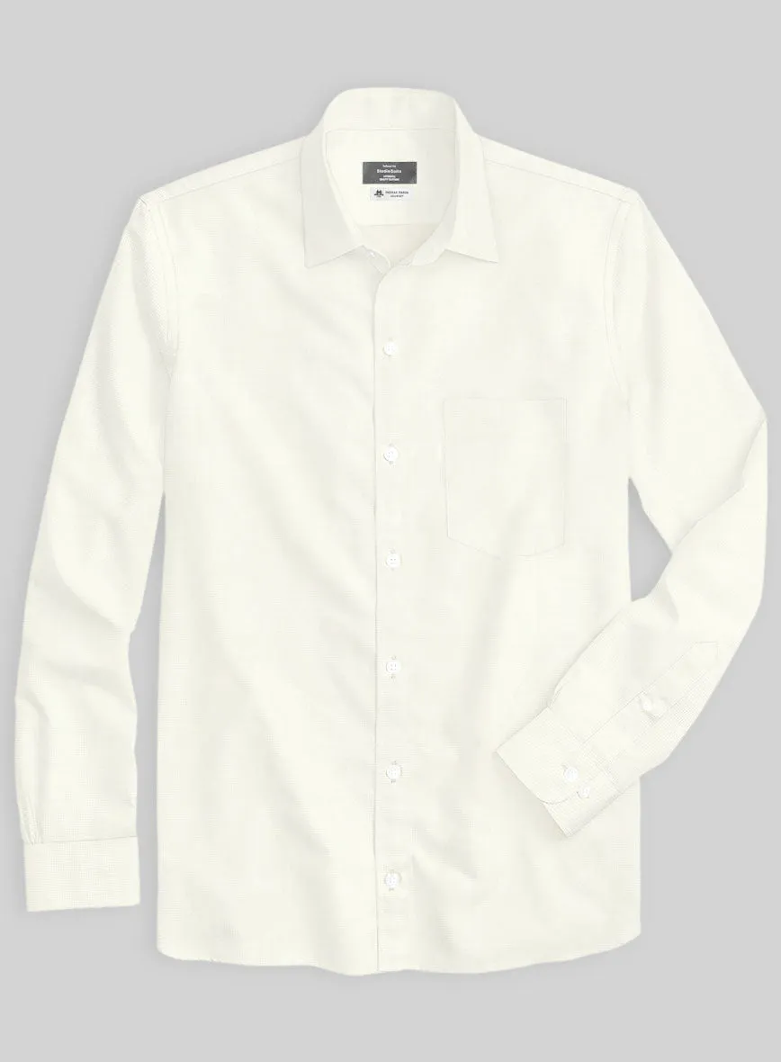 Thomas Mason Buff Beige Shirt