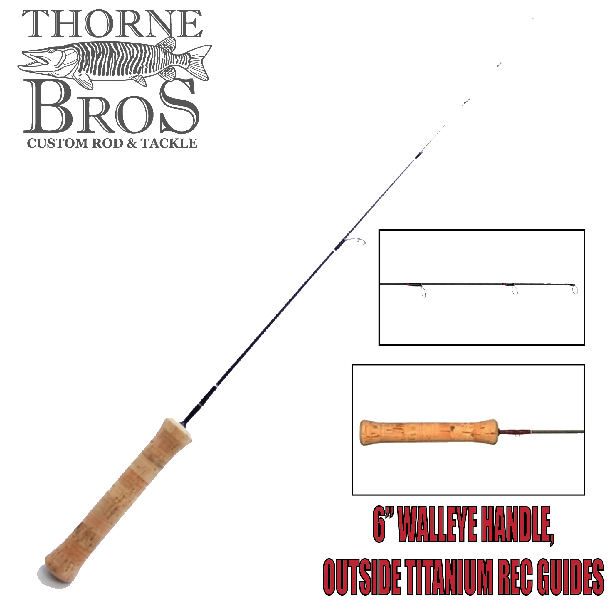 Thorne Brothers Custom Ice Rod - Power Noodle Options