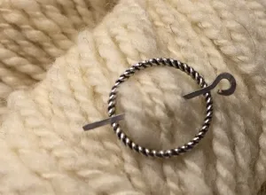 Thornewood ~ Metal Shawl Pin