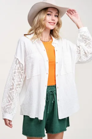 Tianna Button Up (White)