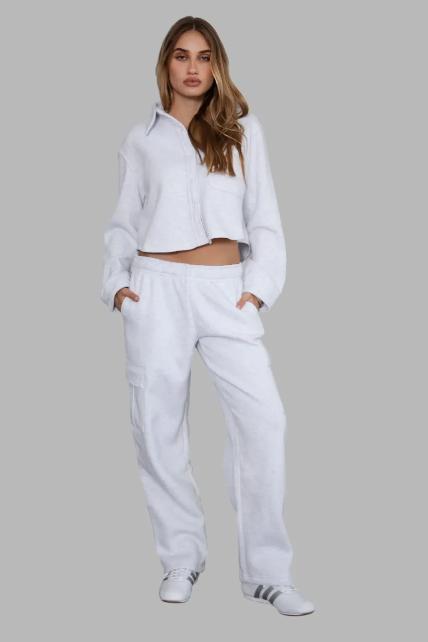 TIC TOC - "HANA" Essential Fleece Cargo Pants