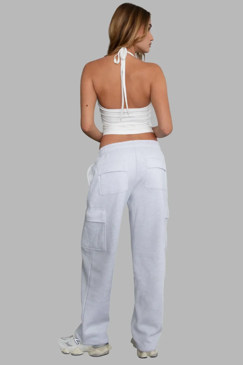 TIC TOC - "HANA" Essential Fleece Cargo Pants