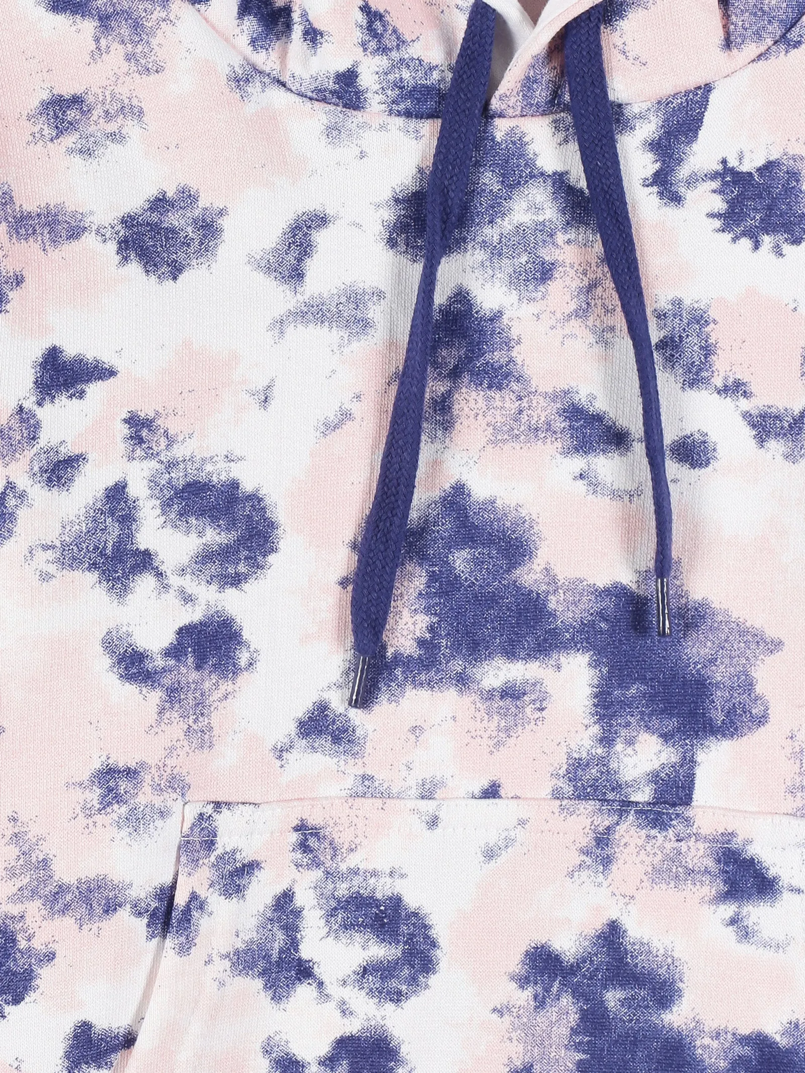 Tie & Dye Full Sleeve Hooded Sweatshirt