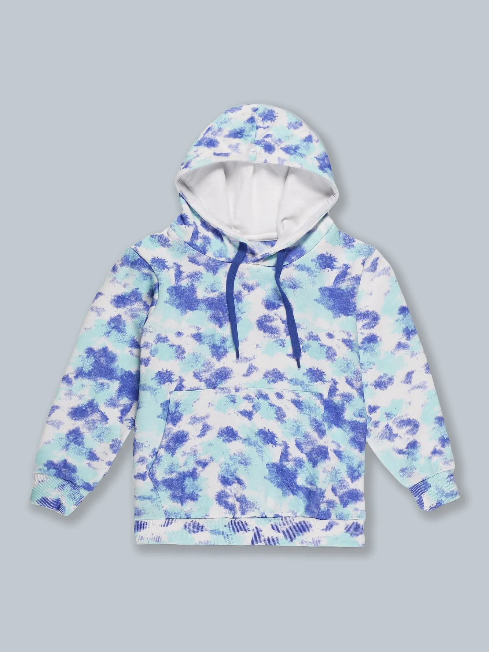 Tie & Dye Full Sleeve Hooded Sweatshirt