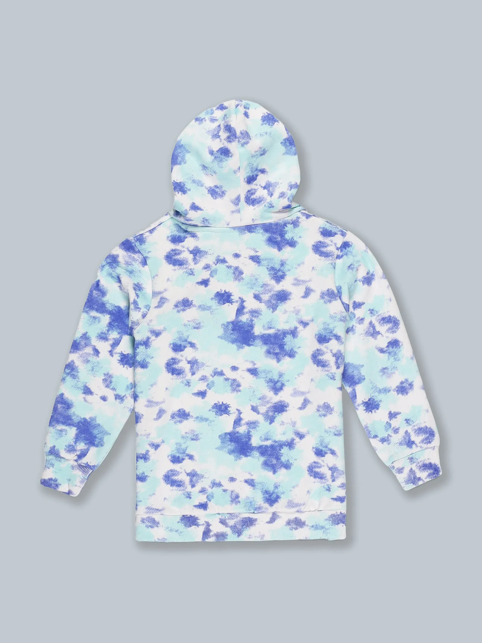 Tie & Dye Full Sleeve Hooded Sweatshirt