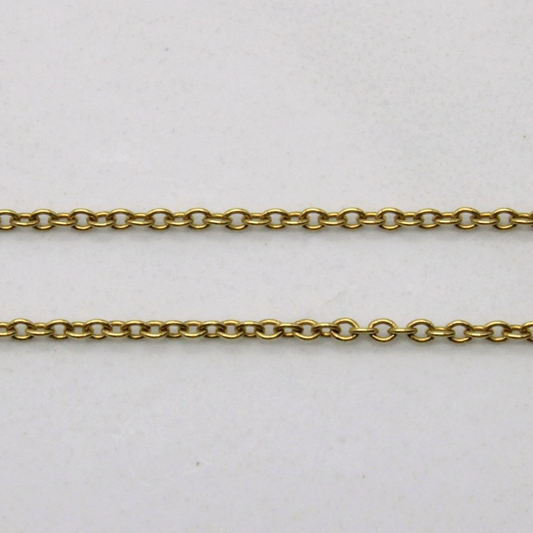 'Tiffany & Co' Infinity Pendant Necklace in 18k Gold | 16" |