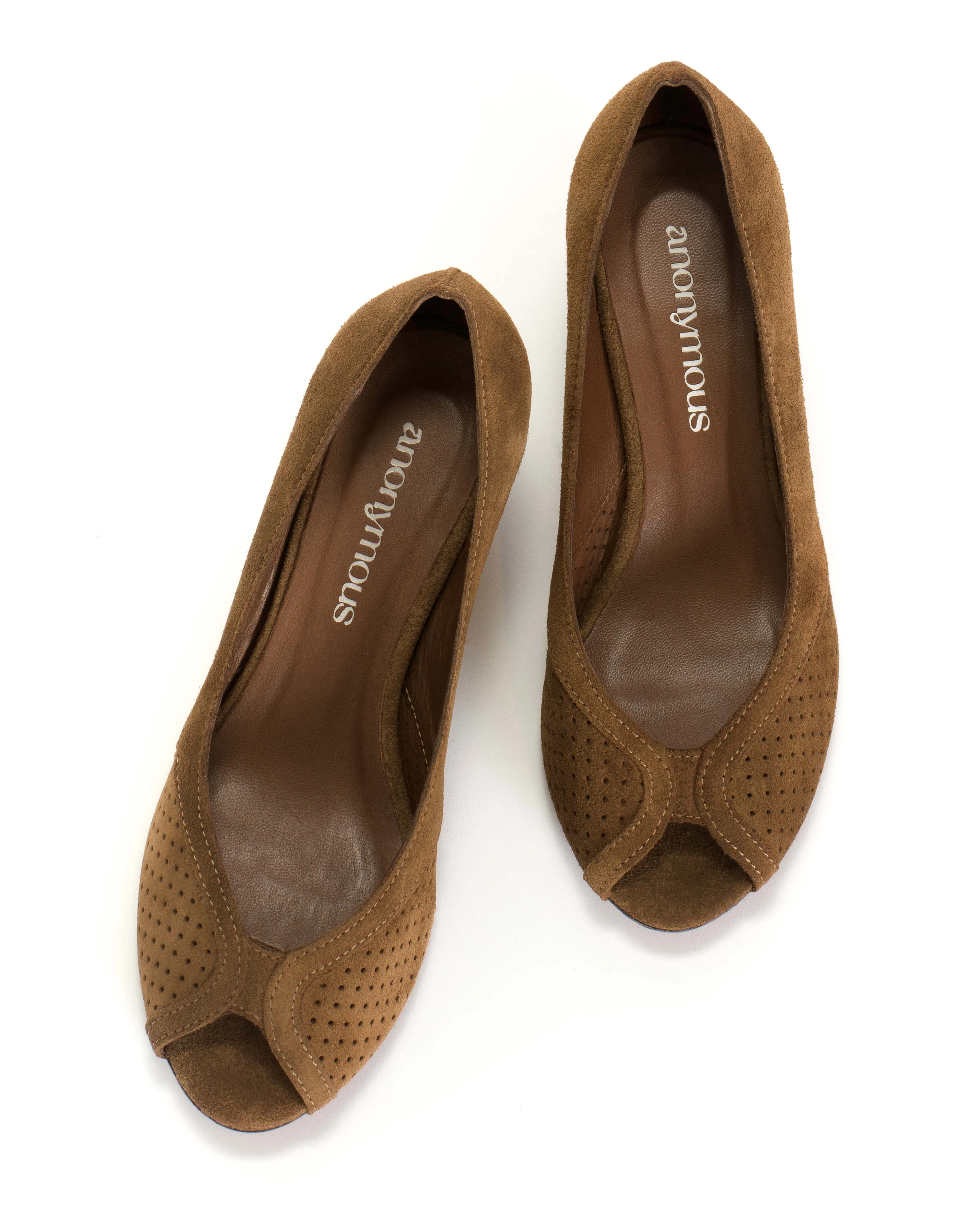 Tiffany Triangle Calf suede Cinnamon