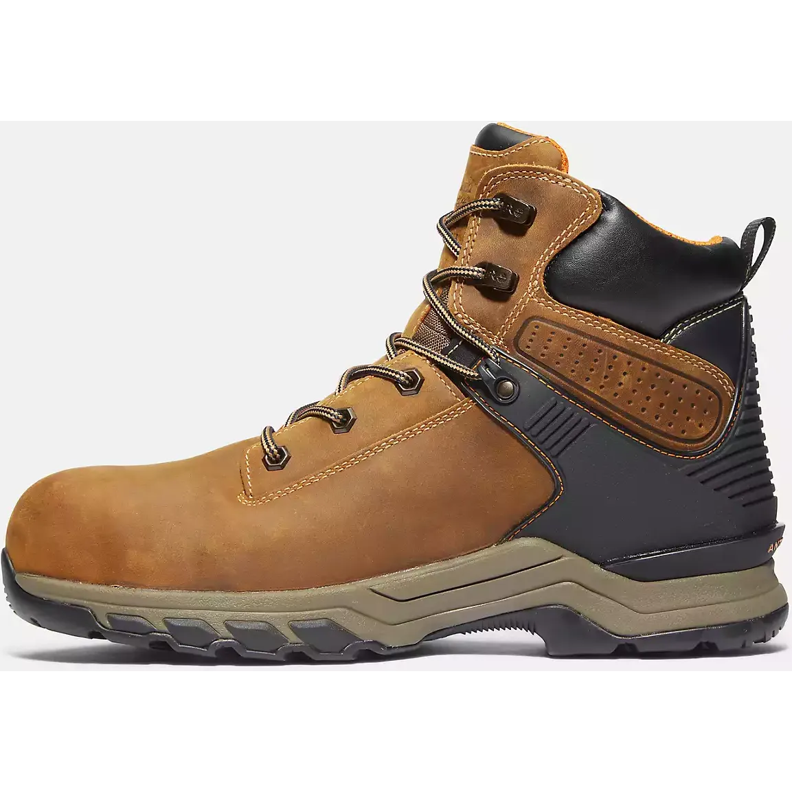 Timberland Pro Men's Hypercharge 6" Comp Toe WP Work Boot -Brown- TB1A1RVS214