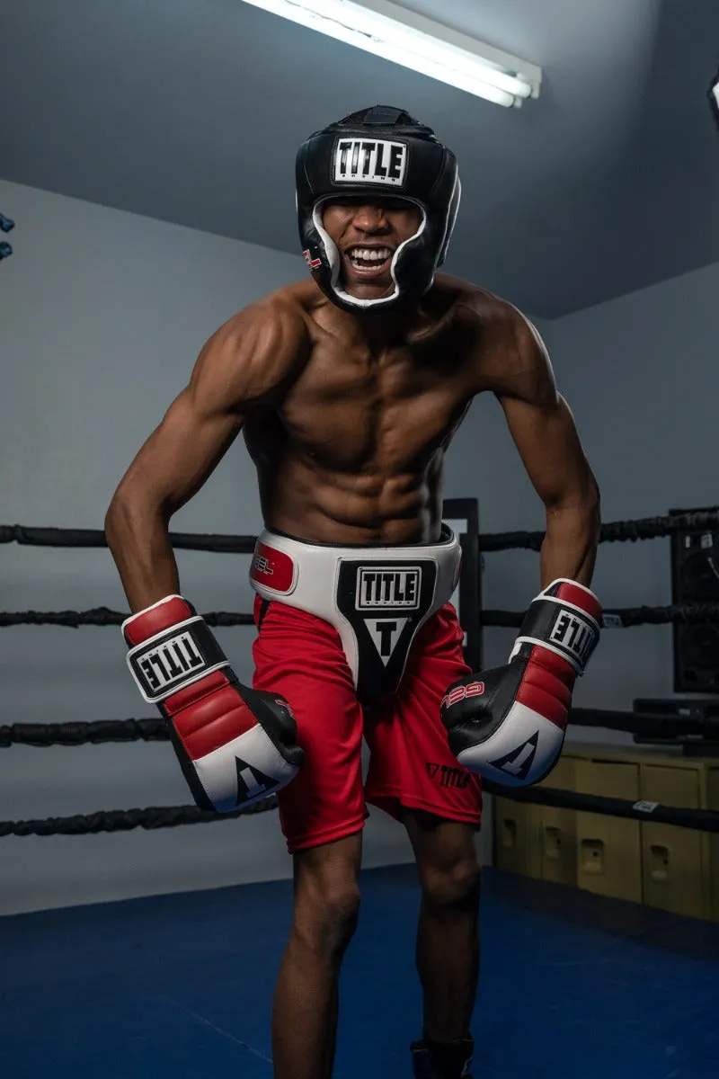 TITLE Boxing Gel World Full Face Training Headgear