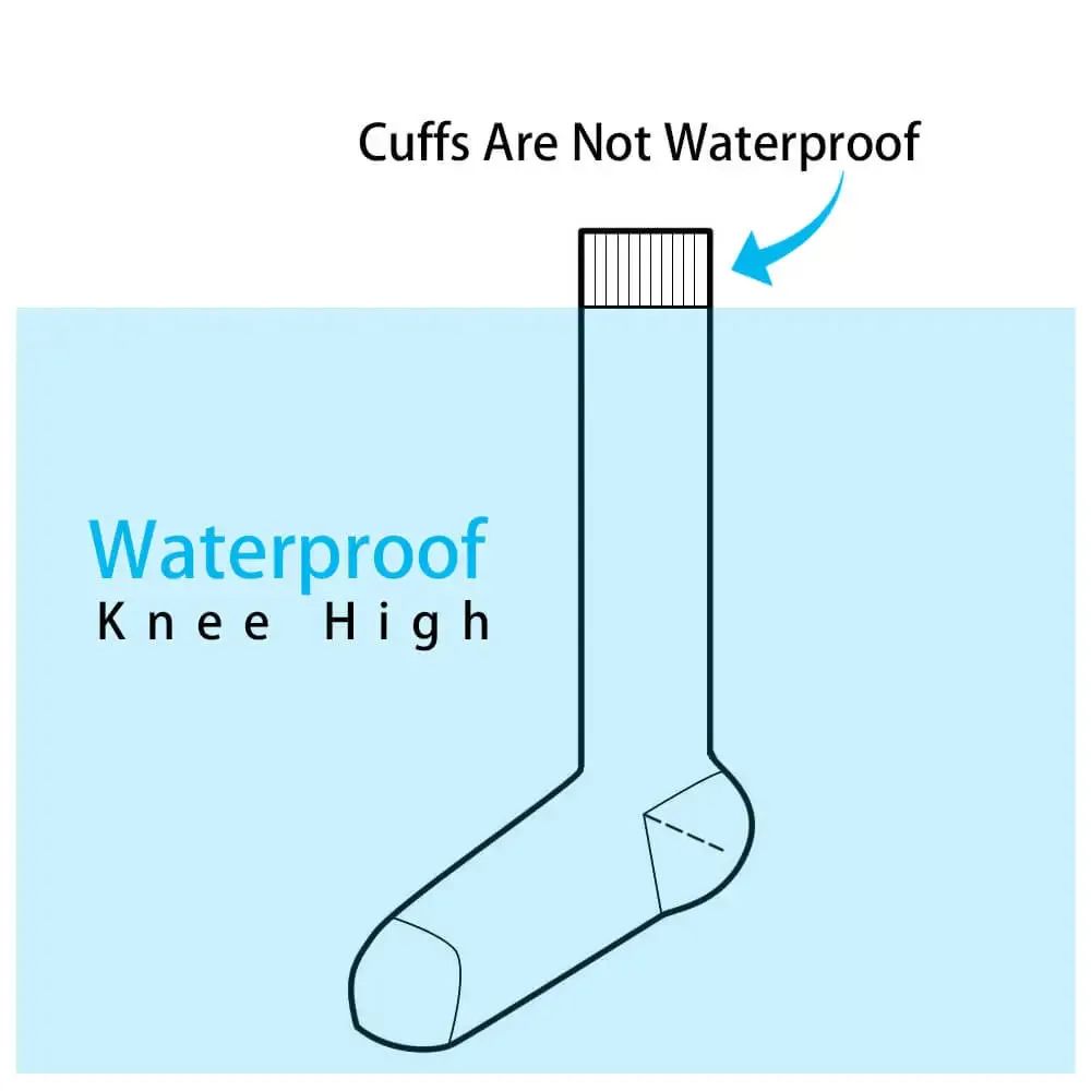 Toddler Ultra Thin Knee High Waterproof Socks Breathable Quick Dry RS187