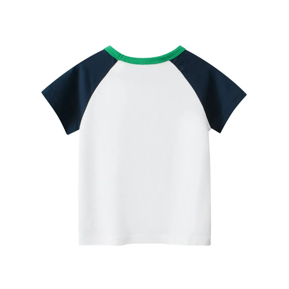 Toddler/Kid Boy's Roaring T-REX Print Design T-Shirt