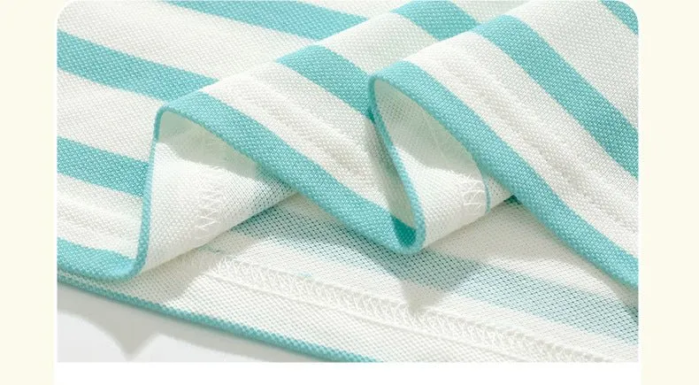 Toddler/Kid Boy's Summer Striped Design Polo Top