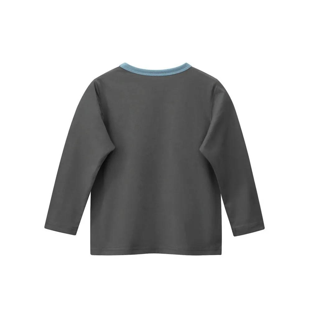 Toddler/Kid Cartoon Tiger Print Casual Long Sleeve Shirt