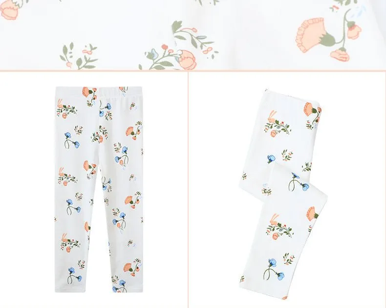 Toddler/Kid Girl's Little Princess Blue Sweatshirt with Leggings Set