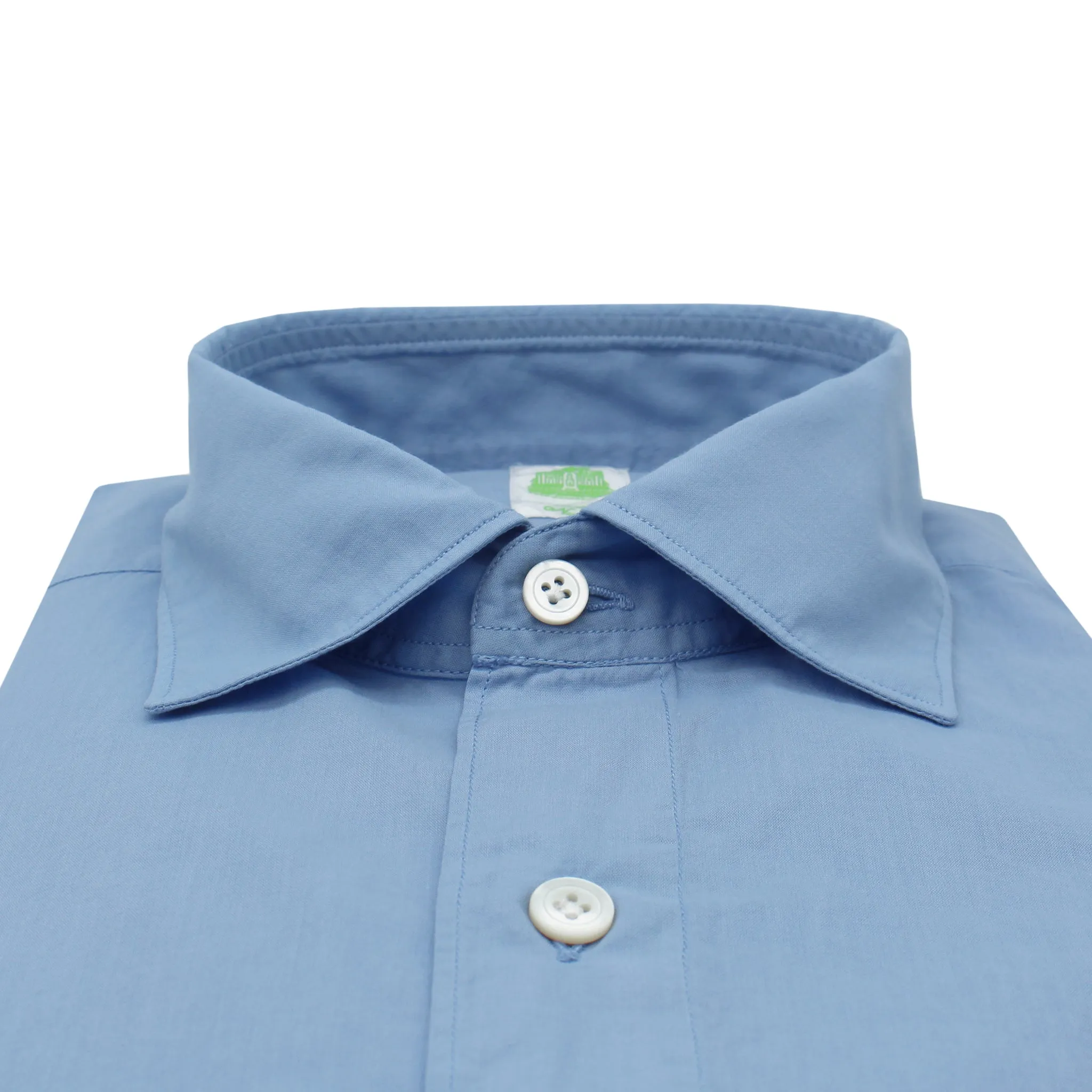 Tokyo slim fit cotton garment dyed pink and coral pink shirt