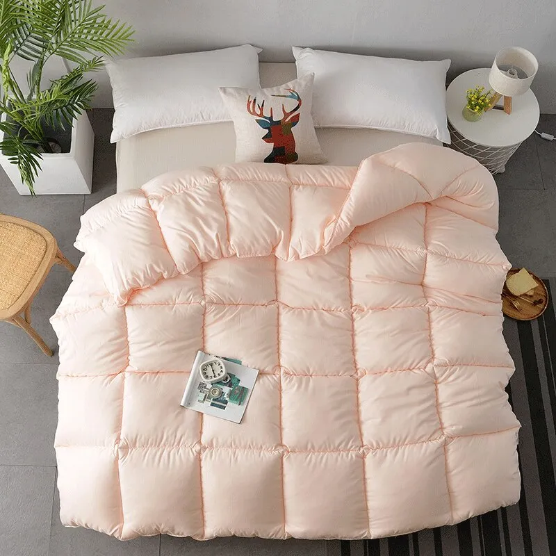Toleet Cotton Wool Summer Cool Quilt Thickened Encrypted Warm Modern Minimalism Quilt Moisture Absorption Breathability Soft Bedding
