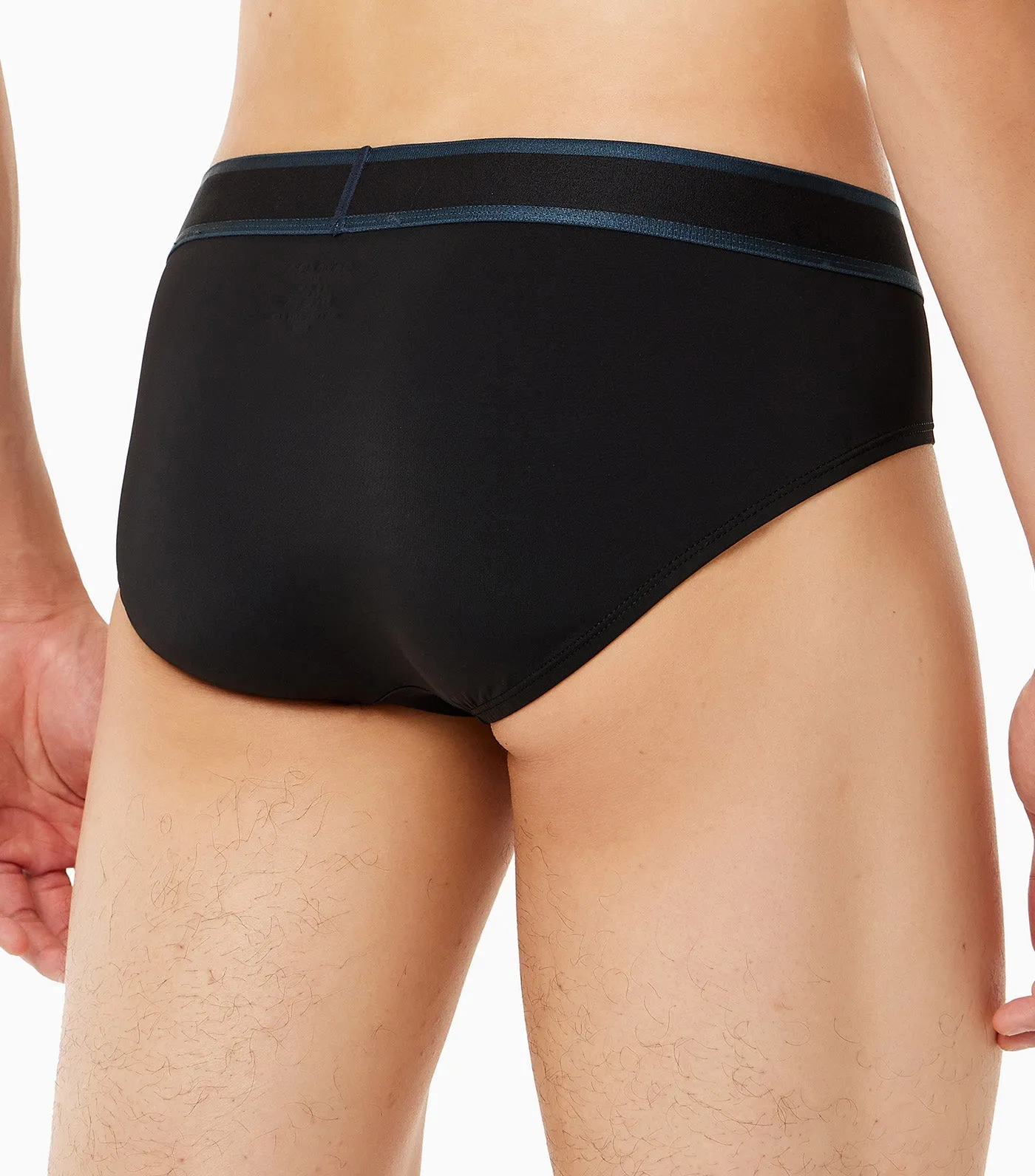 Tonal Logo Hip Brief Black